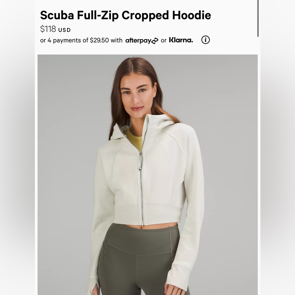 Lulu lemon cropped jacket